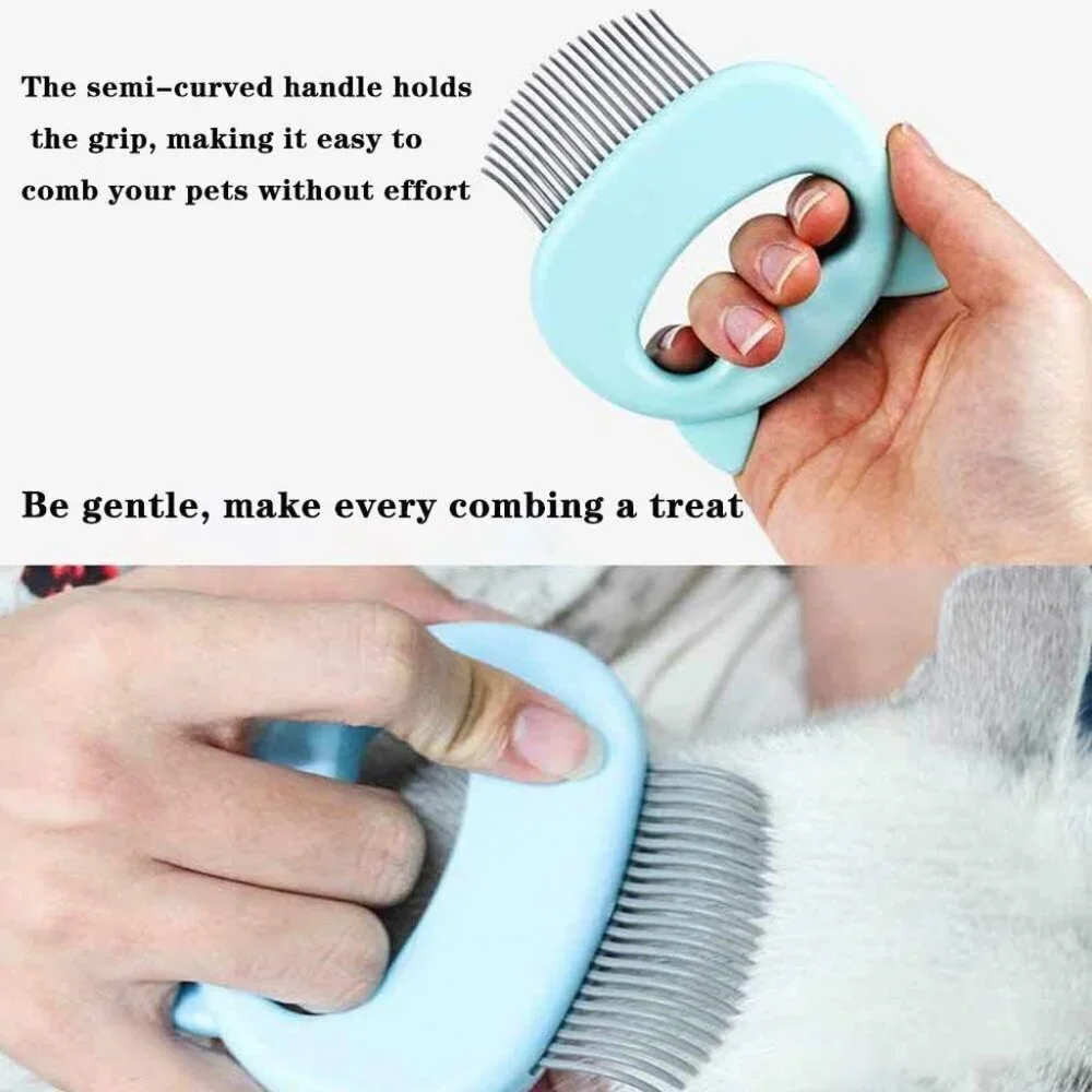 3-Pcs Pet Grooming Comb Set Cat Dog Hair Removal Brush Wear Multi-function Brush - Picture 10 of 12